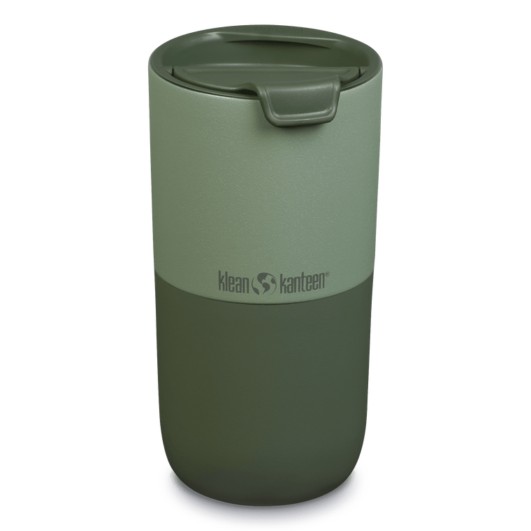 Klean Kanteen Rise Tumbler termokop i rustfri stål med flip-låg, Sea Spray, 473 ml