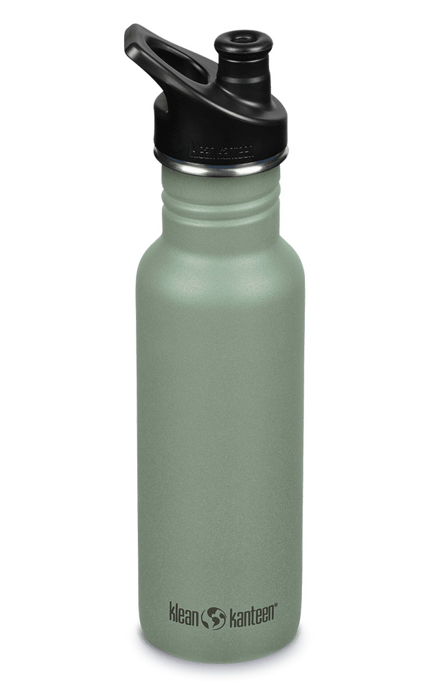 Klean Kanteen Classic Narrow vandflaske i rustfri stål med Sport Cap, Sea Spray, 532 ml