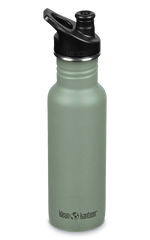 Klean Kanteen Classic Narrow vandflaske i rustfri stål med Sport Cap, Sea Spray, 532 ml