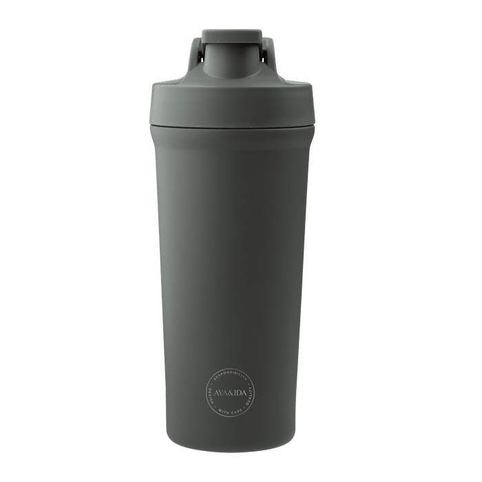 AYA&IDA Shaker Bottle i rustfri stål, Tropical Green, 750 ml