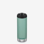 Klean Kanteen TKWide termokrus i rustfri stål med lækkefrit drikkelåg, Beryl Green, 473 ml