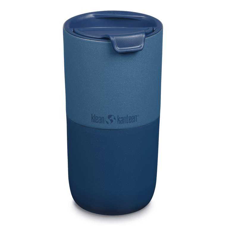 Klean Kanteen Rise Tumbler termokop i rustfri stål med flip-låg, Stellar, 473 ml