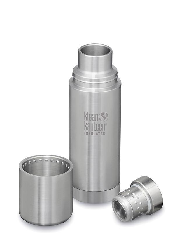 Klean Kanteen TKPro termoflaske med kop i rustfri stål, Brushed Steel, 500 ml